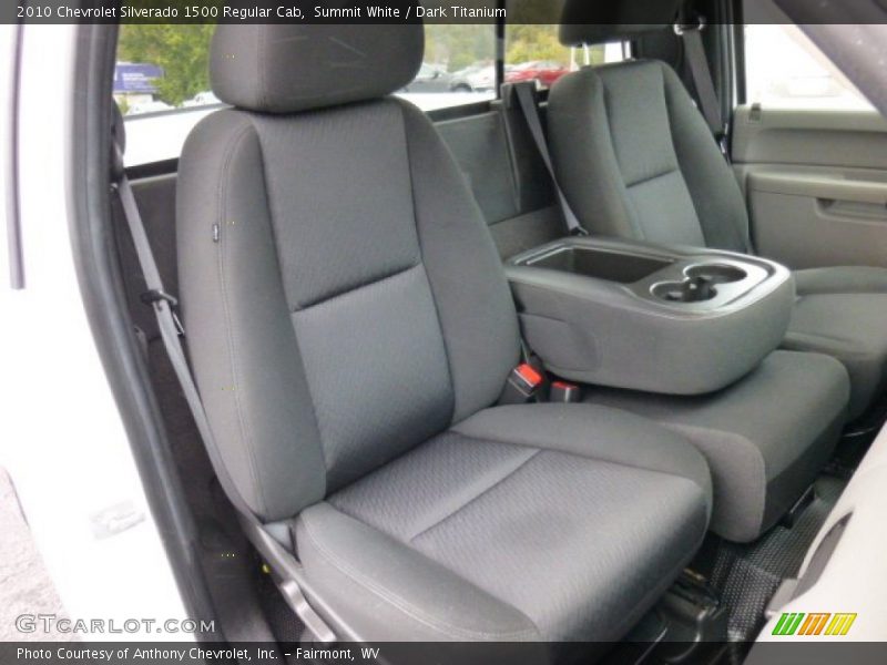 Summit White / Dark Titanium 2010 Chevrolet Silverado 1500 Regular Cab