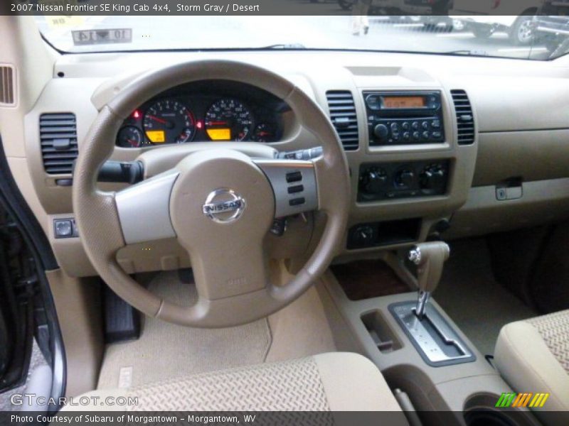 Storm Gray / Desert 2007 Nissan Frontier SE King Cab 4x4