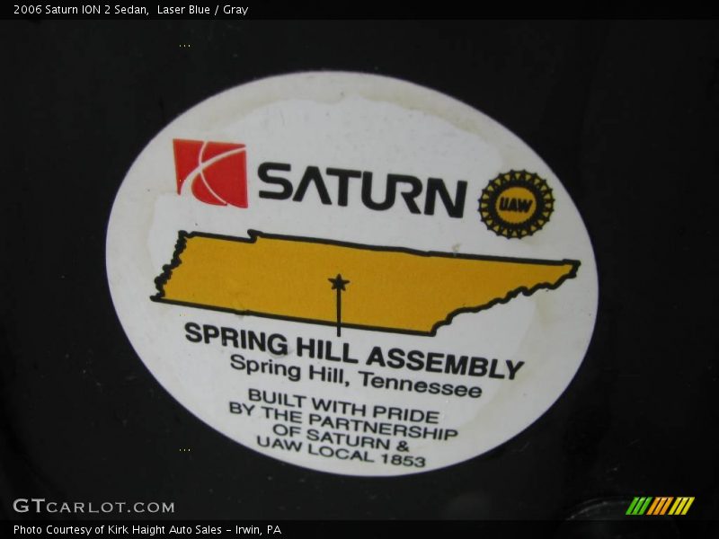 Laser Blue / Gray 2006 Saturn ION 2 Sedan
