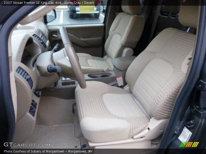 Storm Gray / Desert 2007 Nissan Frontier SE King Cab 4x4