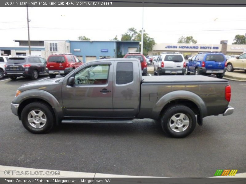 Storm Gray / Desert 2007 Nissan Frontier SE King Cab 4x4
