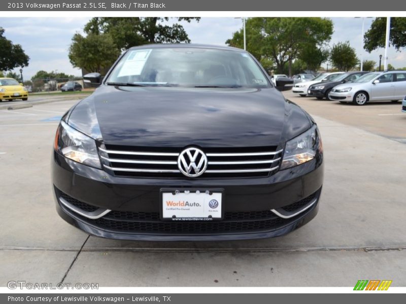 Black / Titan Black 2013 Volkswagen Passat 2.5L SE