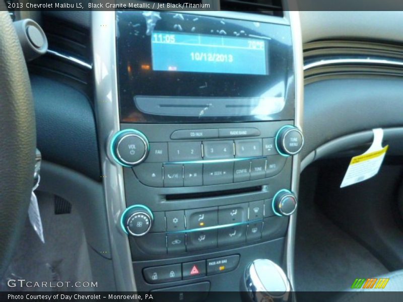 Black Granite Metallic / Jet Black/Titanium 2013 Chevrolet Malibu LS