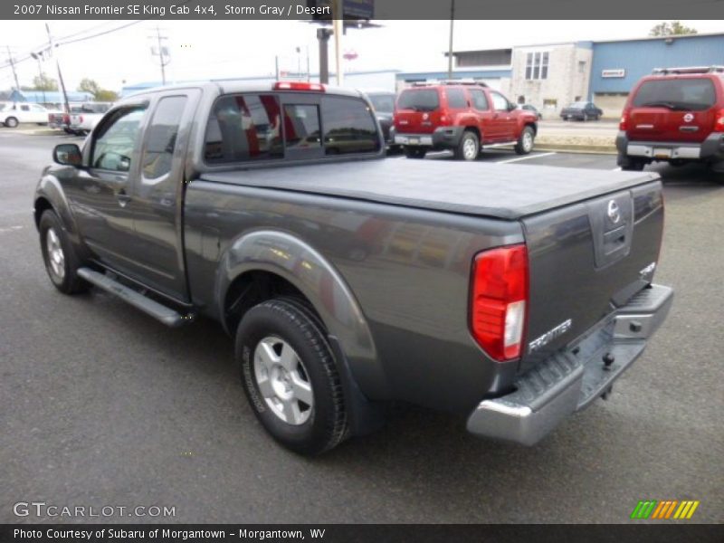 Storm Gray / Desert 2007 Nissan Frontier SE King Cab 4x4