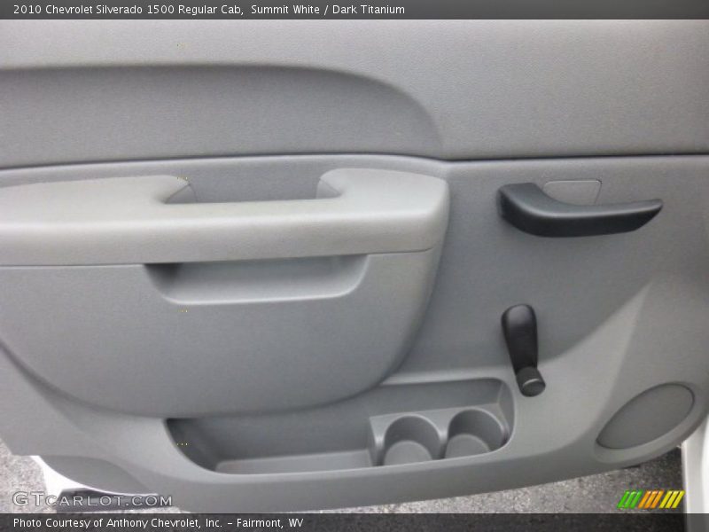 Summit White / Dark Titanium 2010 Chevrolet Silverado 1500 Regular Cab