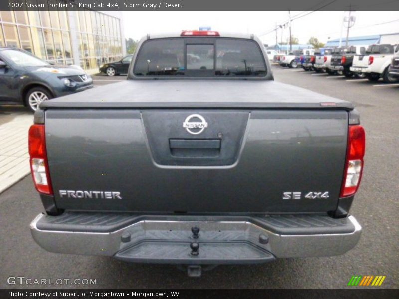Storm Gray / Desert 2007 Nissan Frontier SE King Cab 4x4