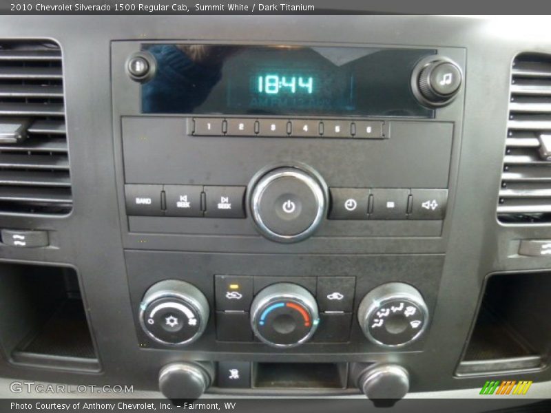 Summit White / Dark Titanium 2010 Chevrolet Silverado 1500 Regular Cab