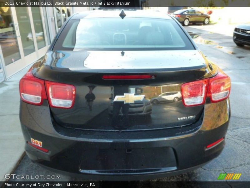 Black Granite Metallic / Jet Black/Titanium 2013 Chevrolet Malibu LS