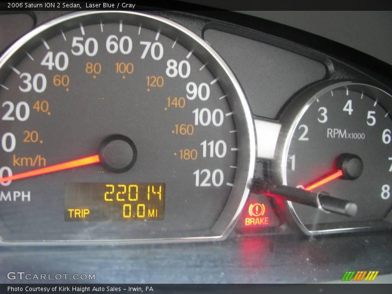 Laser Blue / Gray 2006 Saturn ION 2 Sedan