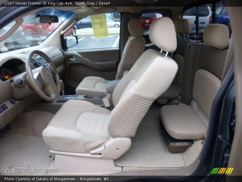 Storm Gray / Desert 2007 Nissan Frontier SE King Cab 4x4