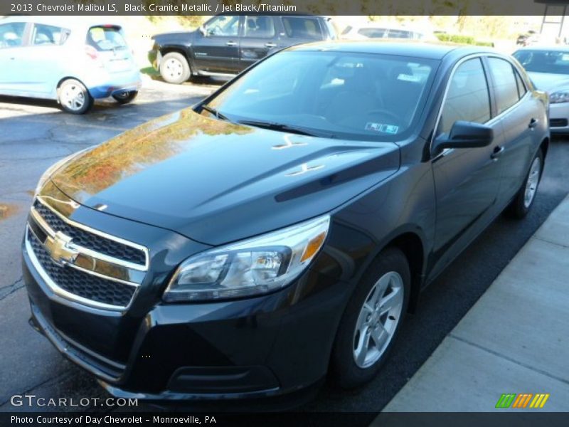 Black Granite Metallic / Jet Black/Titanium 2013 Chevrolet Malibu LS