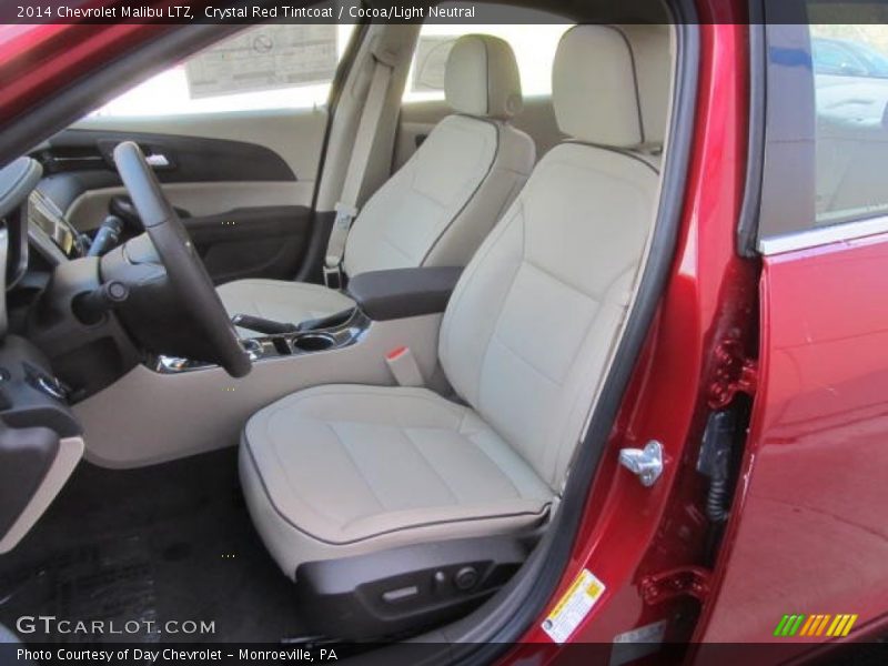 Front Seat of 2014 Malibu LTZ