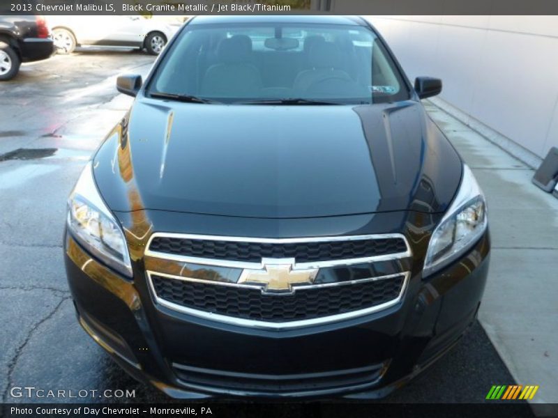 Black Granite Metallic / Jet Black/Titanium 2013 Chevrolet Malibu LS