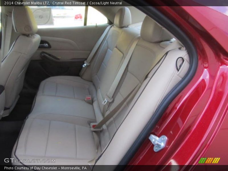 Rear Seat of 2014 Malibu LTZ