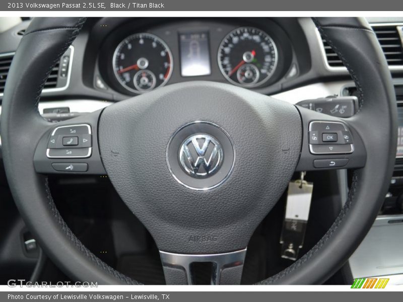 Black / Titan Black 2013 Volkswagen Passat 2.5L SE