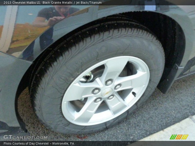 Black Granite Metallic / Jet Black/Titanium 2013 Chevrolet Malibu LS