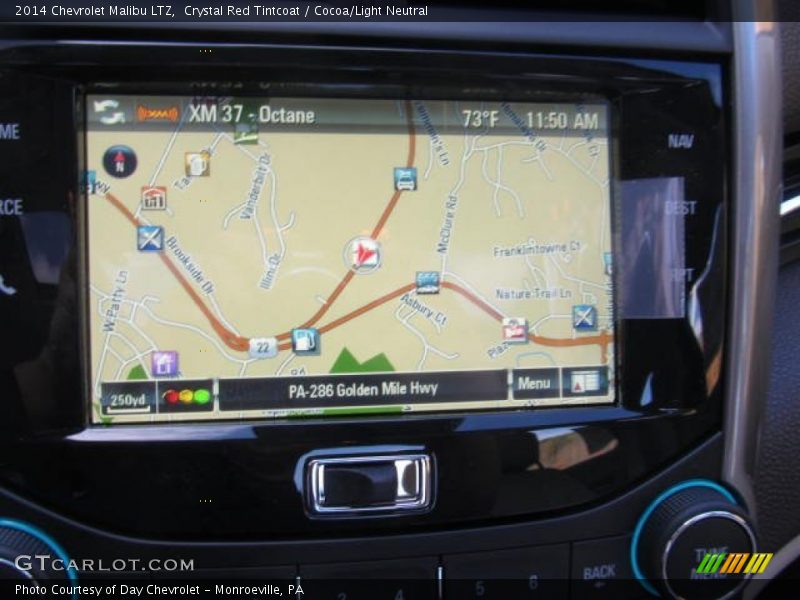 Navigation of 2014 Malibu LTZ
