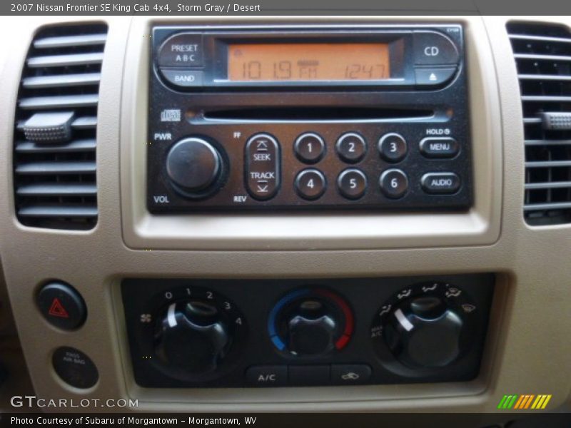 Storm Gray / Desert 2007 Nissan Frontier SE King Cab 4x4