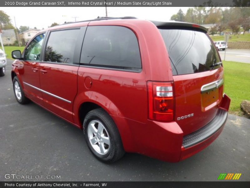 Inferno Red Crystal Pearl / Medium Slate Gray/Light Shale 2010 Dodge Grand Caravan SXT