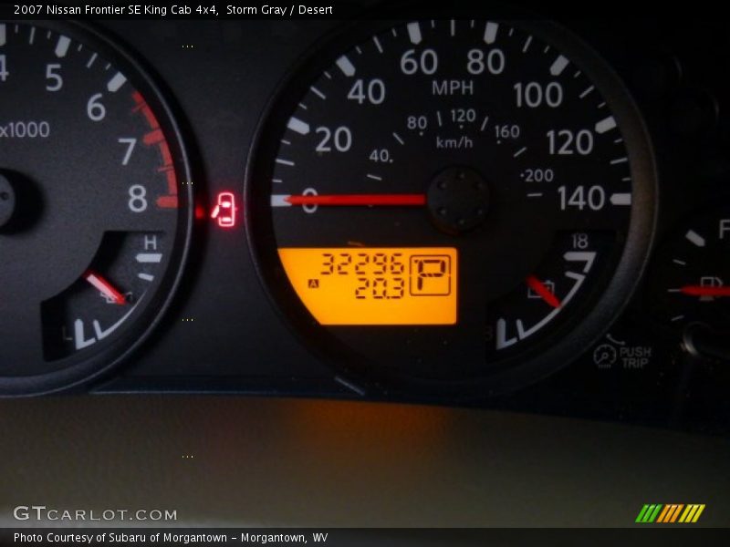 Storm Gray / Desert 2007 Nissan Frontier SE King Cab 4x4