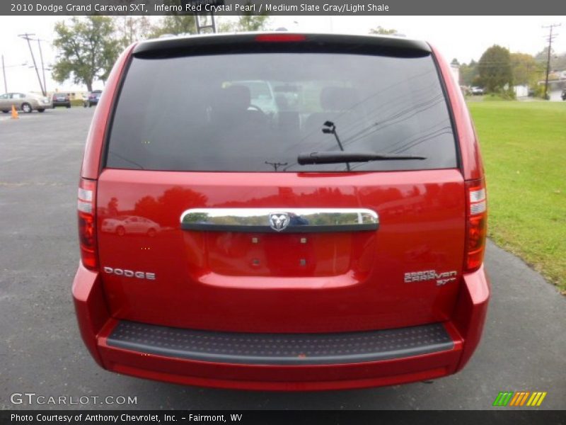 Inferno Red Crystal Pearl / Medium Slate Gray/Light Shale 2010 Dodge Grand Caravan SXT