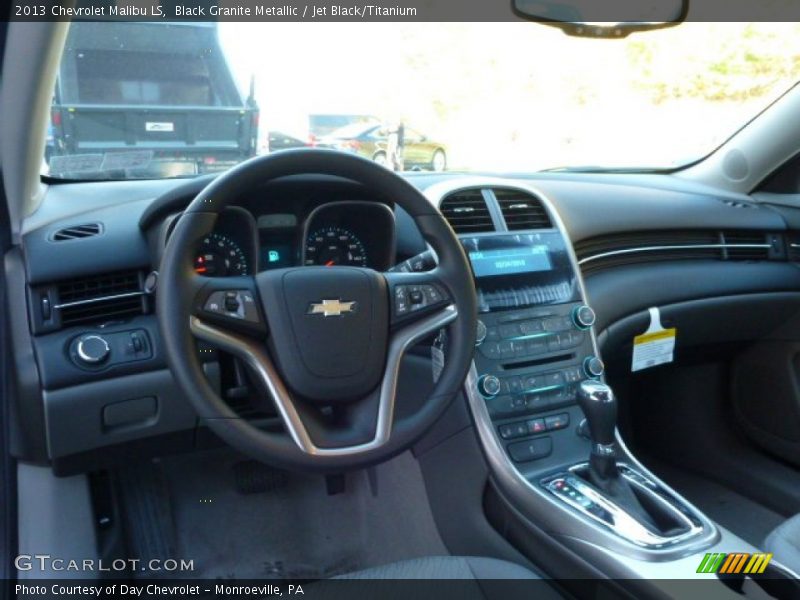 Black Granite Metallic / Jet Black/Titanium 2013 Chevrolet Malibu LS