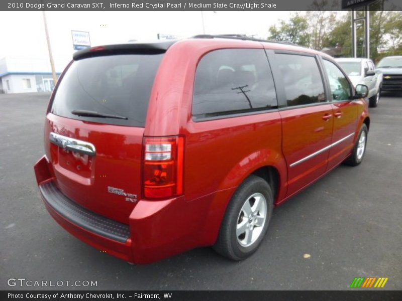 Inferno Red Crystal Pearl / Medium Slate Gray/Light Shale 2010 Dodge Grand Caravan SXT