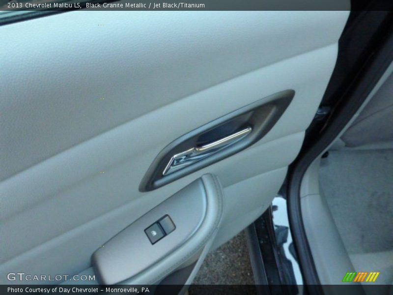 Black Granite Metallic / Jet Black/Titanium 2013 Chevrolet Malibu LS