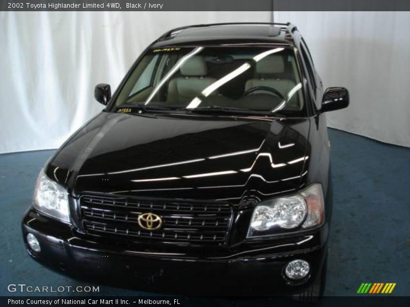 Black / Ivory 2002 Toyota Highlander Limited 4WD