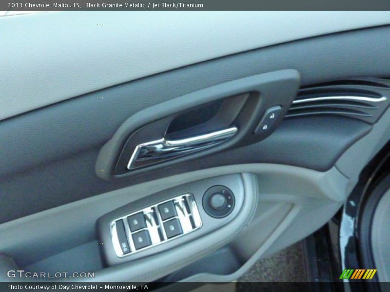 Black Granite Metallic / Jet Black/Titanium 2013 Chevrolet Malibu LS