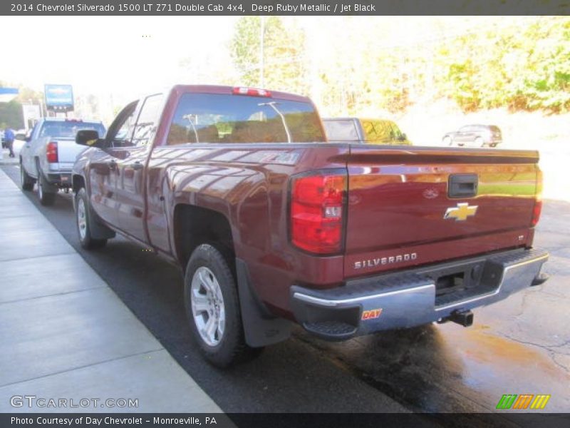 Deep Ruby Metallic / Jet Black 2014 Chevrolet Silverado 1500 LT Z71 Double Cab 4x4