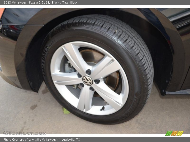 Black / Titan Black 2013 Volkswagen Passat 2.5L SE