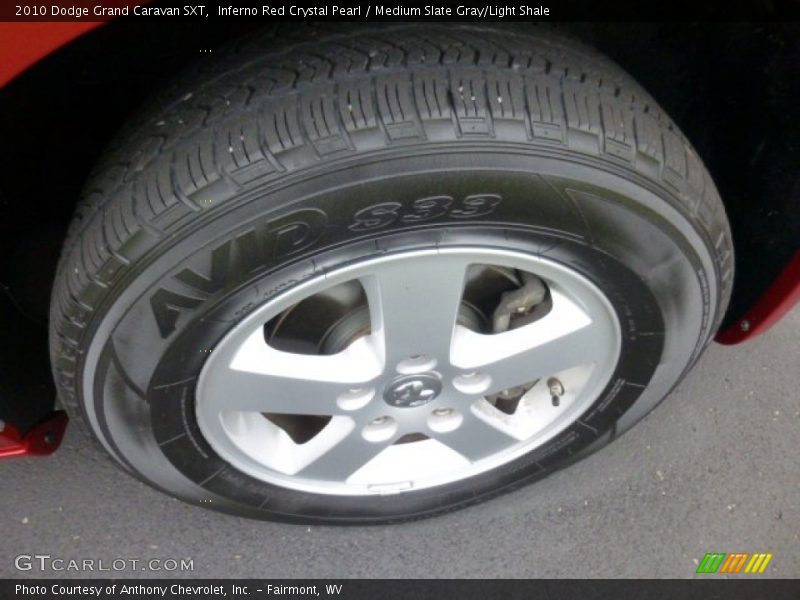 Inferno Red Crystal Pearl / Medium Slate Gray/Light Shale 2010 Dodge Grand Caravan SXT