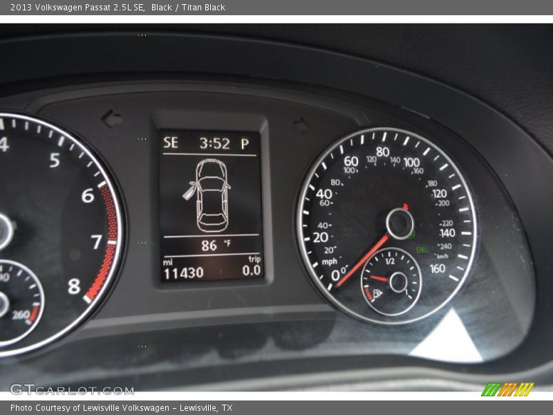 Black / Titan Black 2013 Volkswagen Passat 2.5L SE