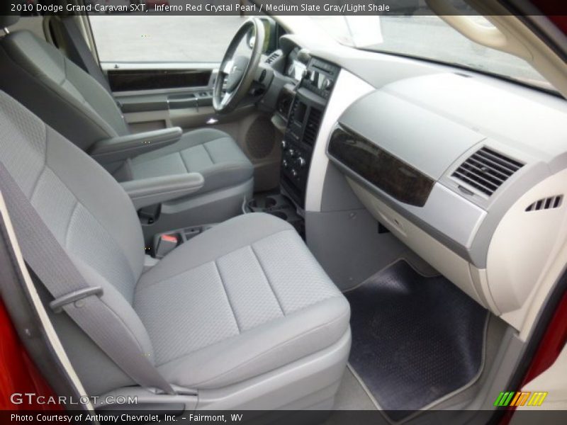 Inferno Red Crystal Pearl / Medium Slate Gray/Light Shale 2010 Dodge Grand Caravan SXT