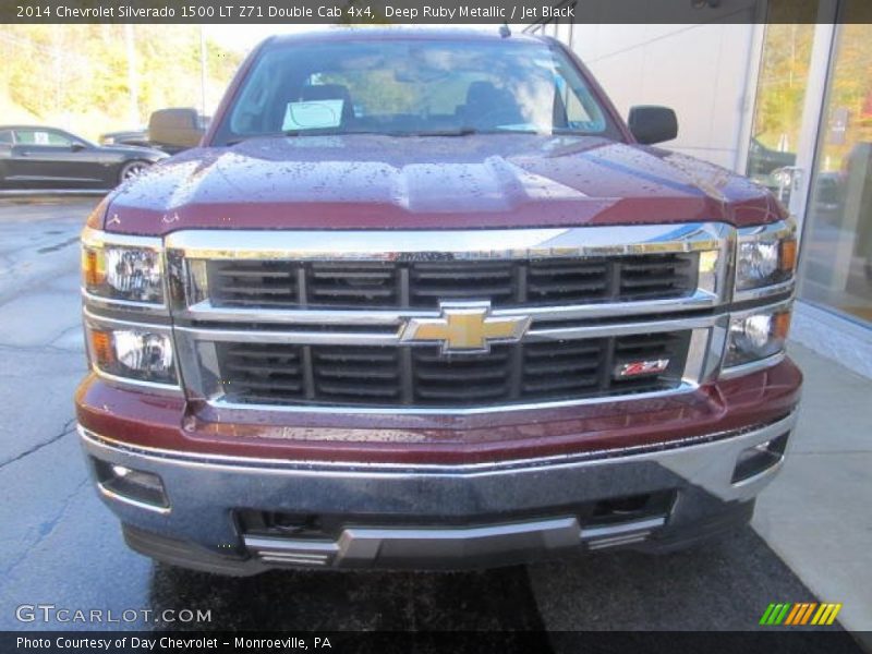 Deep Ruby Metallic / Jet Black 2014 Chevrolet Silverado 1500 LT Z71 Double Cab 4x4