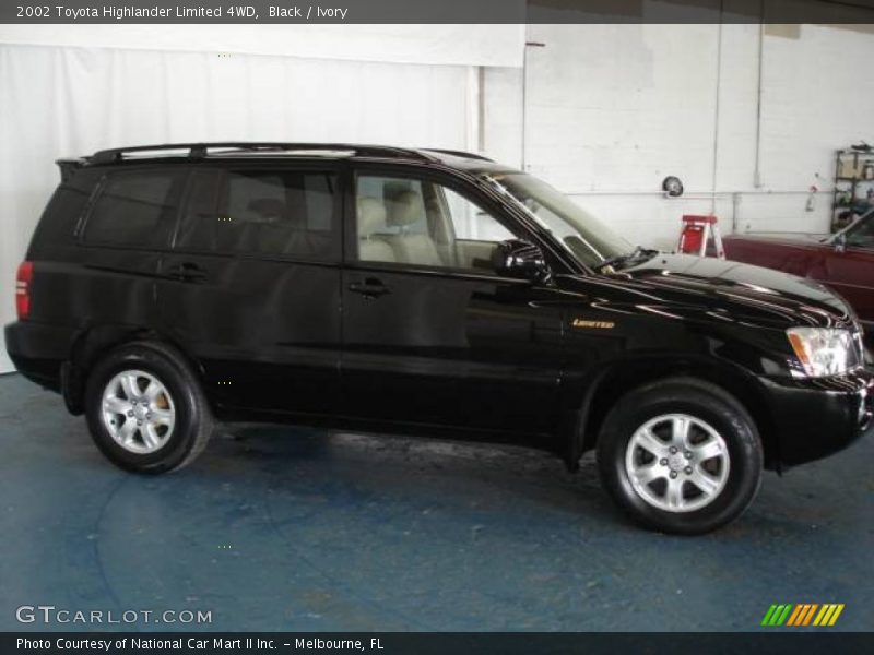 Black / Ivory 2002 Toyota Highlander Limited 4WD