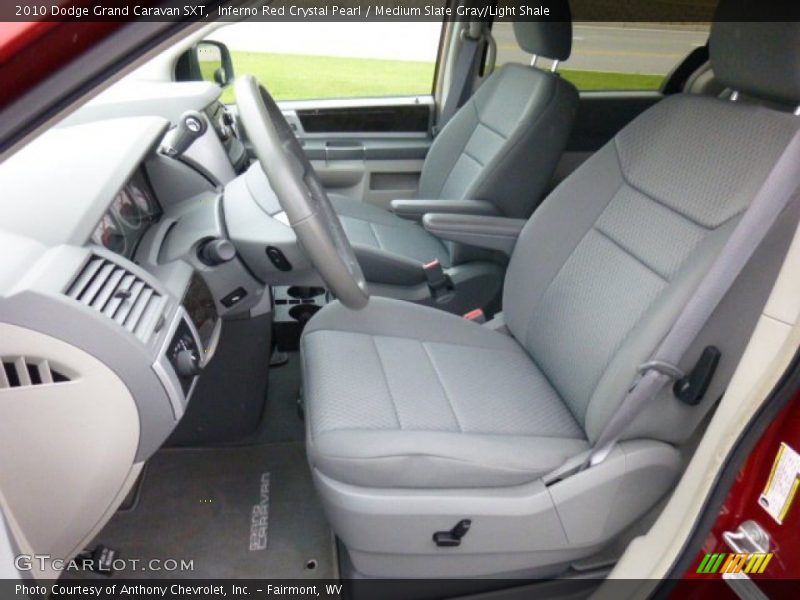 Inferno Red Crystal Pearl / Medium Slate Gray/Light Shale 2010 Dodge Grand Caravan SXT