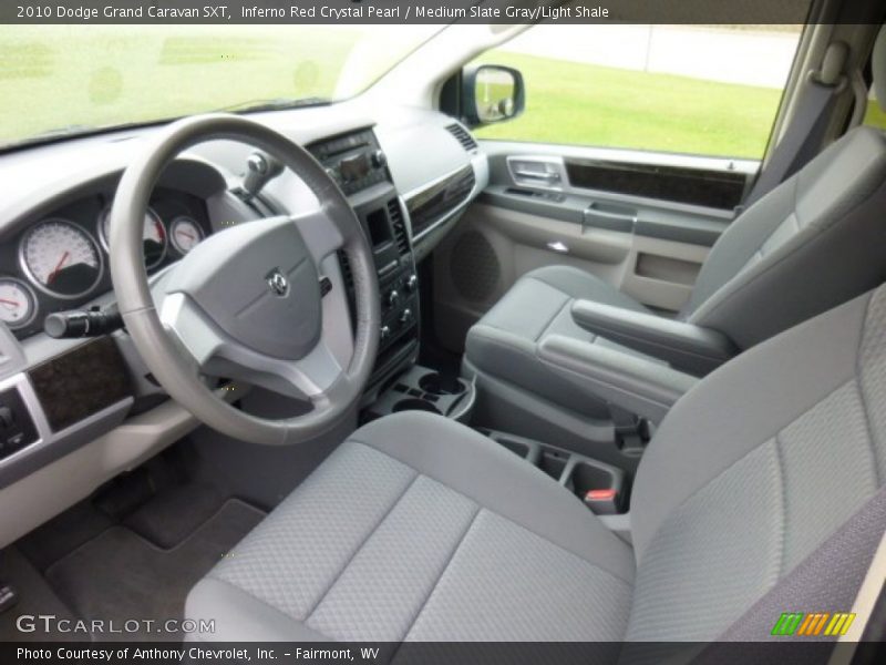 Inferno Red Crystal Pearl / Medium Slate Gray/Light Shale 2010 Dodge Grand Caravan SXT
