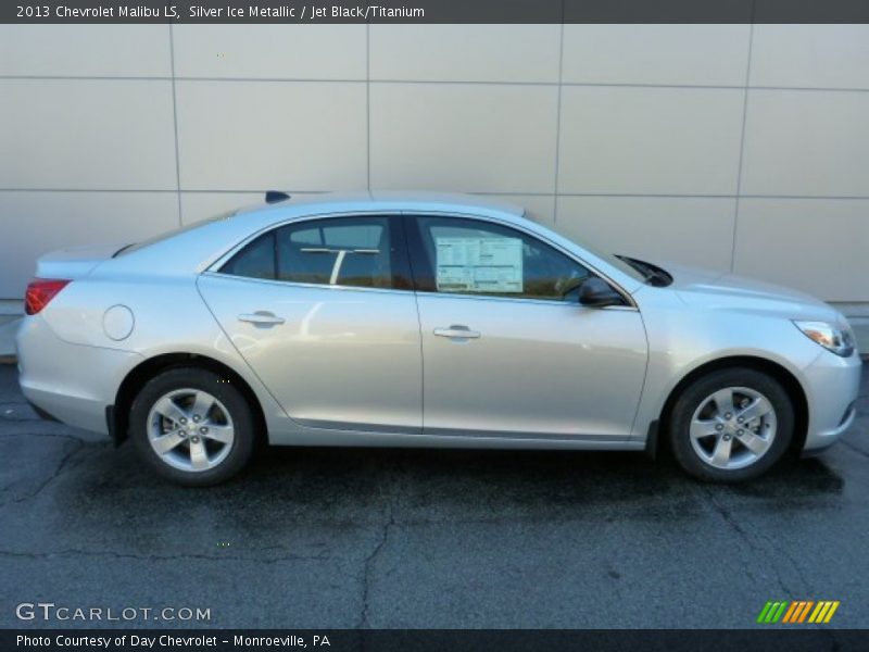 Silver Ice Metallic / Jet Black/Titanium 2013 Chevrolet Malibu LS