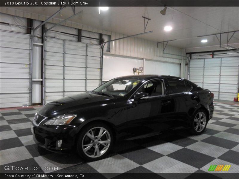Obsidian Black / Light Gray 2010 Lexus IS 350
