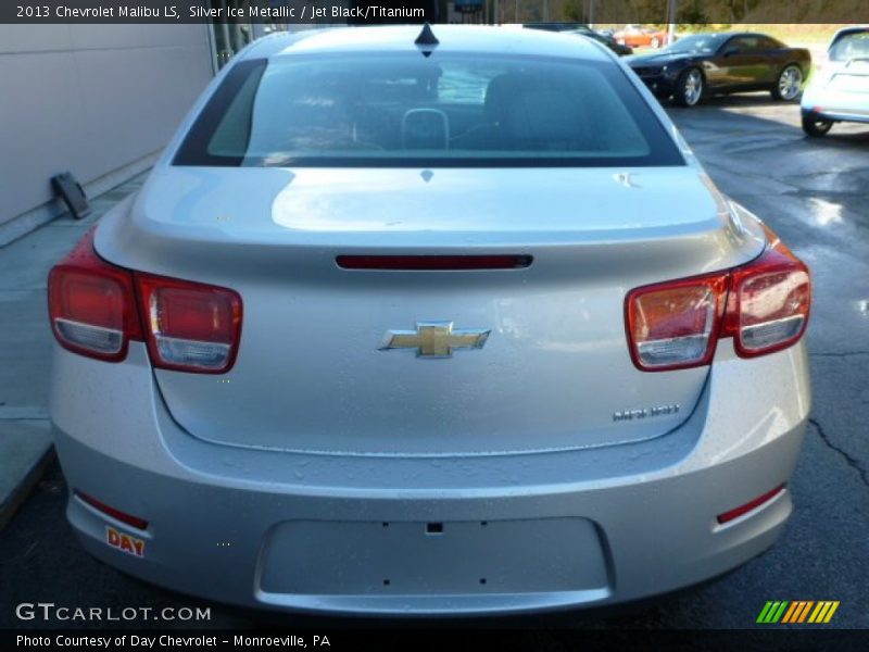 Silver Ice Metallic / Jet Black/Titanium 2013 Chevrolet Malibu LS