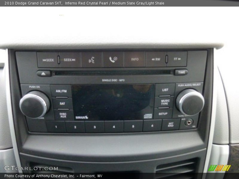 Inferno Red Crystal Pearl / Medium Slate Gray/Light Shale 2010 Dodge Grand Caravan SXT