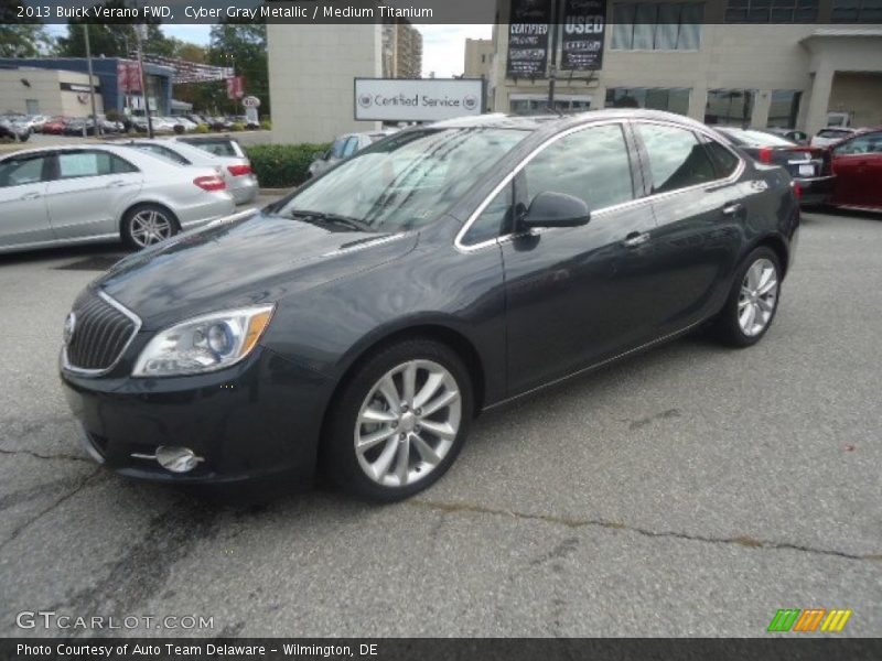 Cyber Gray Metallic / Medium Titanium 2013 Buick Verano FWD