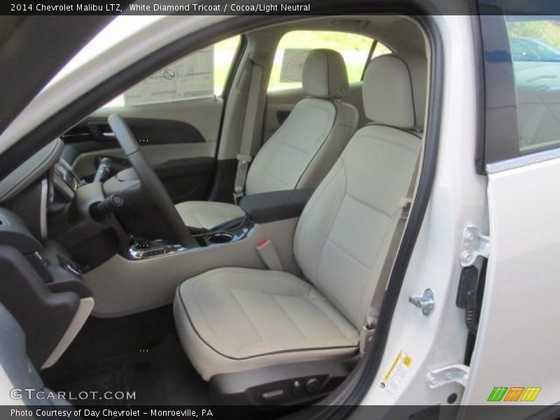 Front Seat of 2014 Malibu LTZ