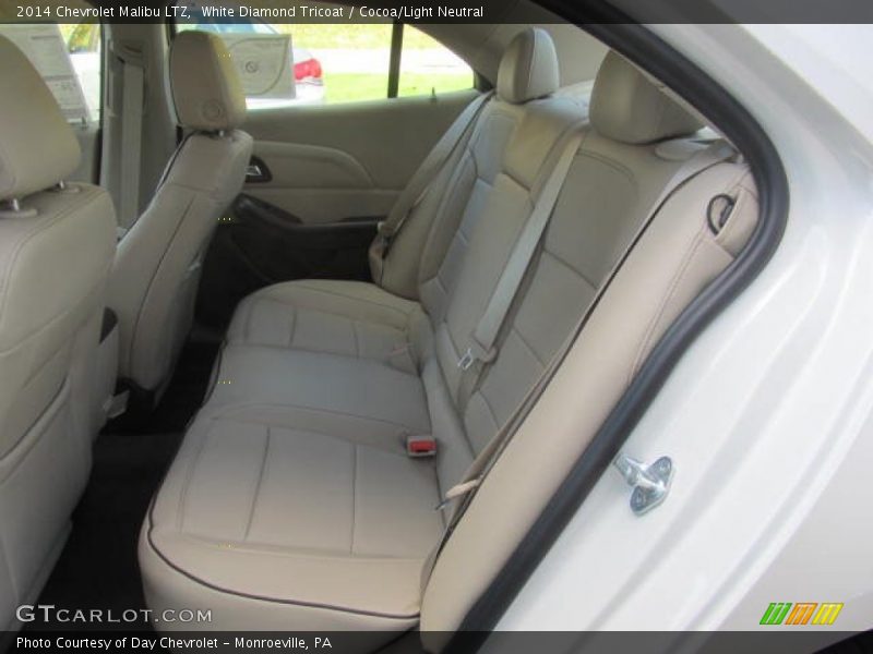 Rear Seat of 2014 Malibu LTZ