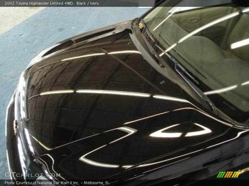 Black / Ivory 2002 Toyota Highlander Limited 4WD