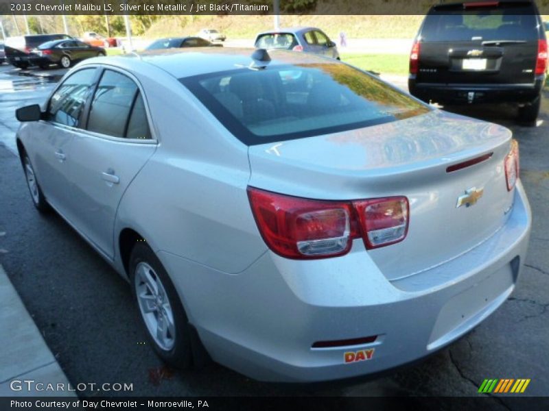 Silver Ice Metallic / Jet Black/Titanium 2013 Chevrolet Malibu LS
