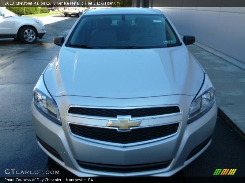 Silver Ice Metallic / Jet Black/Titanium 2013 Chevrolet Malibu LS