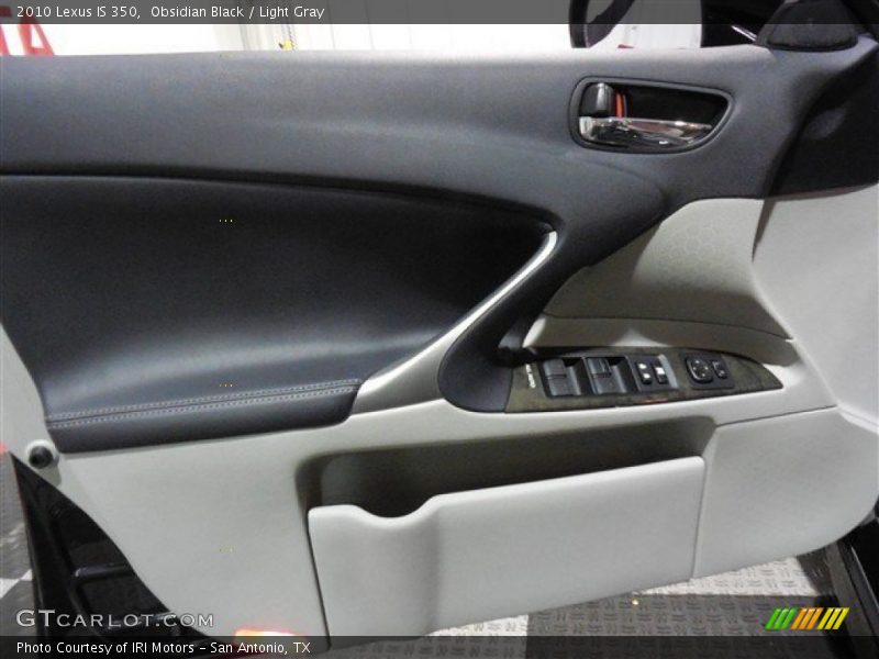 Obsidian Black / Light Gray 2010 Lexus IS 350
